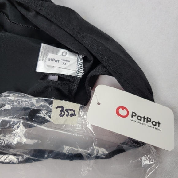 NWT black Mama low back bathing suit with removable cups B52 - Picture 8 of 8